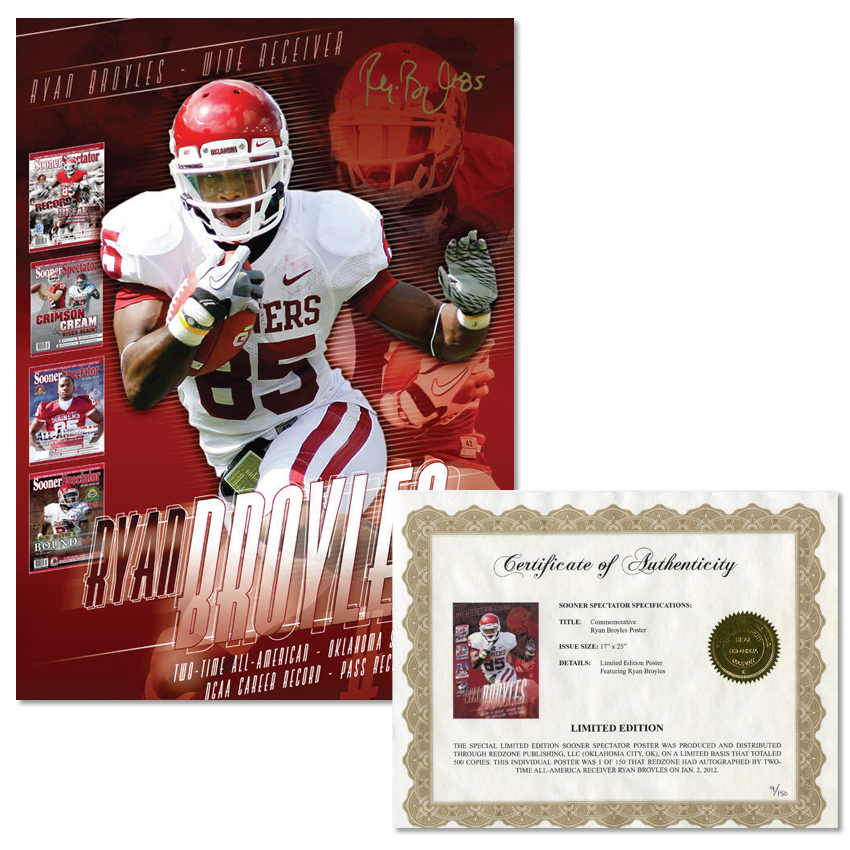 Ryan Broyles - 17x25 Poster - Autographed